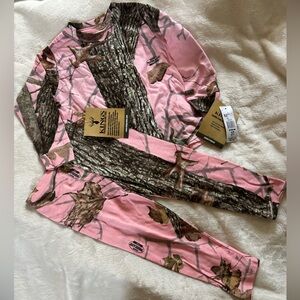 King’s Camo 3T Pink Camo Set NWT